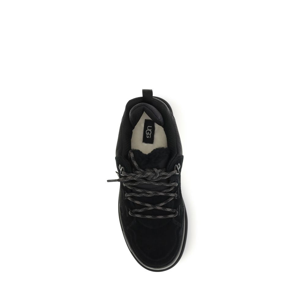 UGG Black Calf Leather Bos Taurus Athletic Men's Sneakers