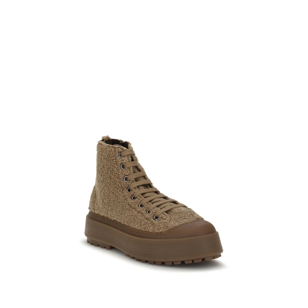 Casadei Brown Polyester Athletic Women's Sneakers