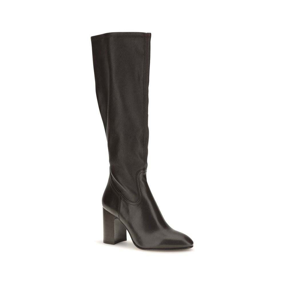Stuart Weitzman Black Calf Leather Bos Taurus High Heel Women's Boots