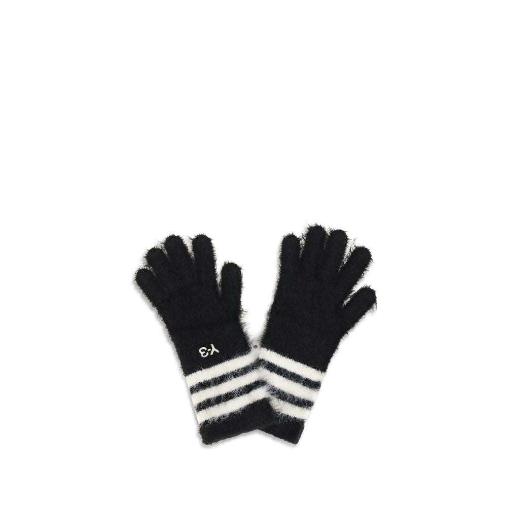 Y-3 Black Recycled Polyamide Men's Gloves