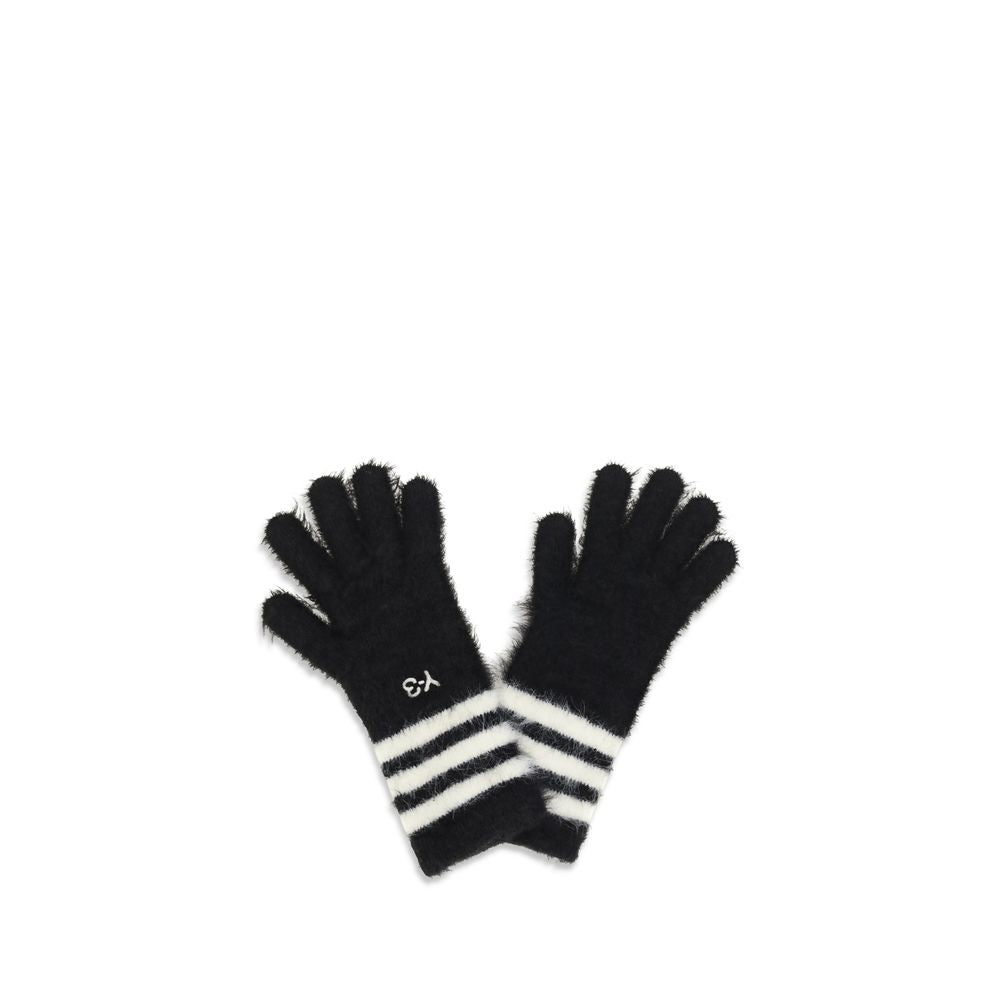 Y-3 Black Recycled Polyamide Men's Gloves
