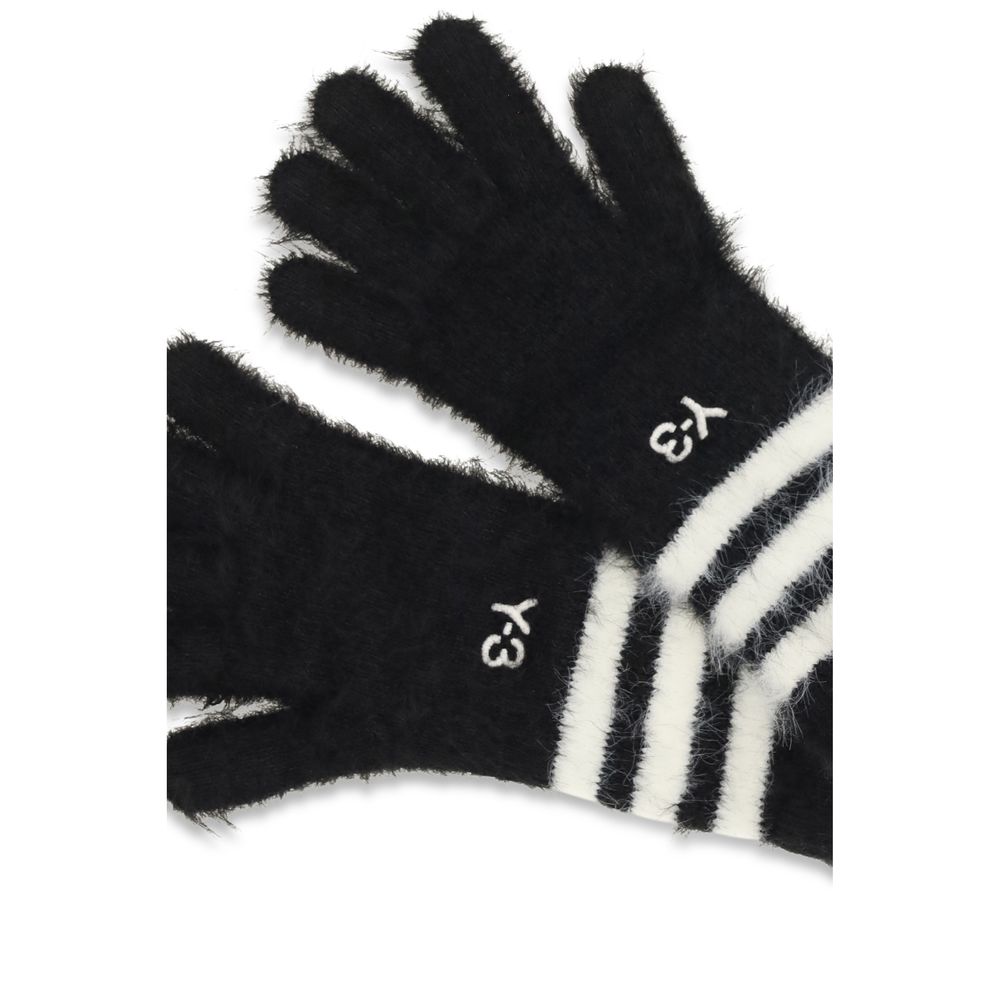 Y-3 Black Recycled Polyamide Men's Gloves