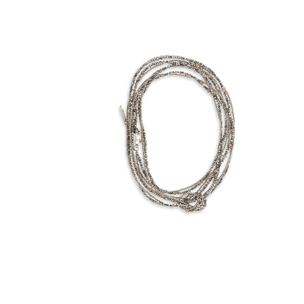 Brunello Cucinelli Brown Silver Women's Bracelet
