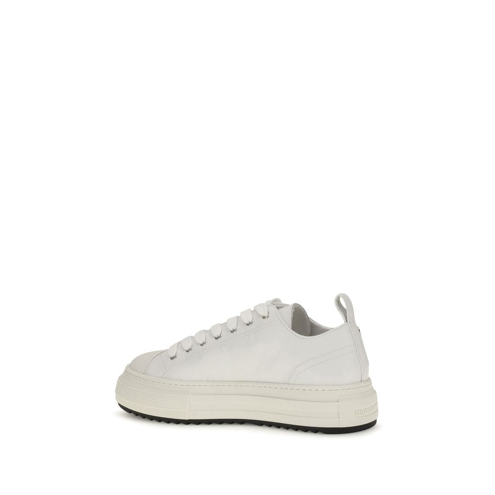 Dsquared² White Polyethylene Platform Men's Sneakers