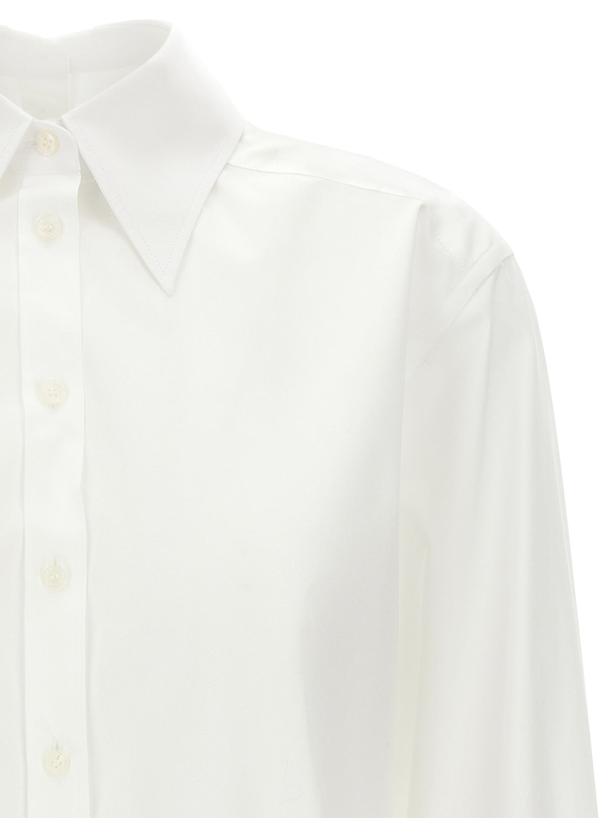 Dolce & Gabbana White Cotton Women's Blouse