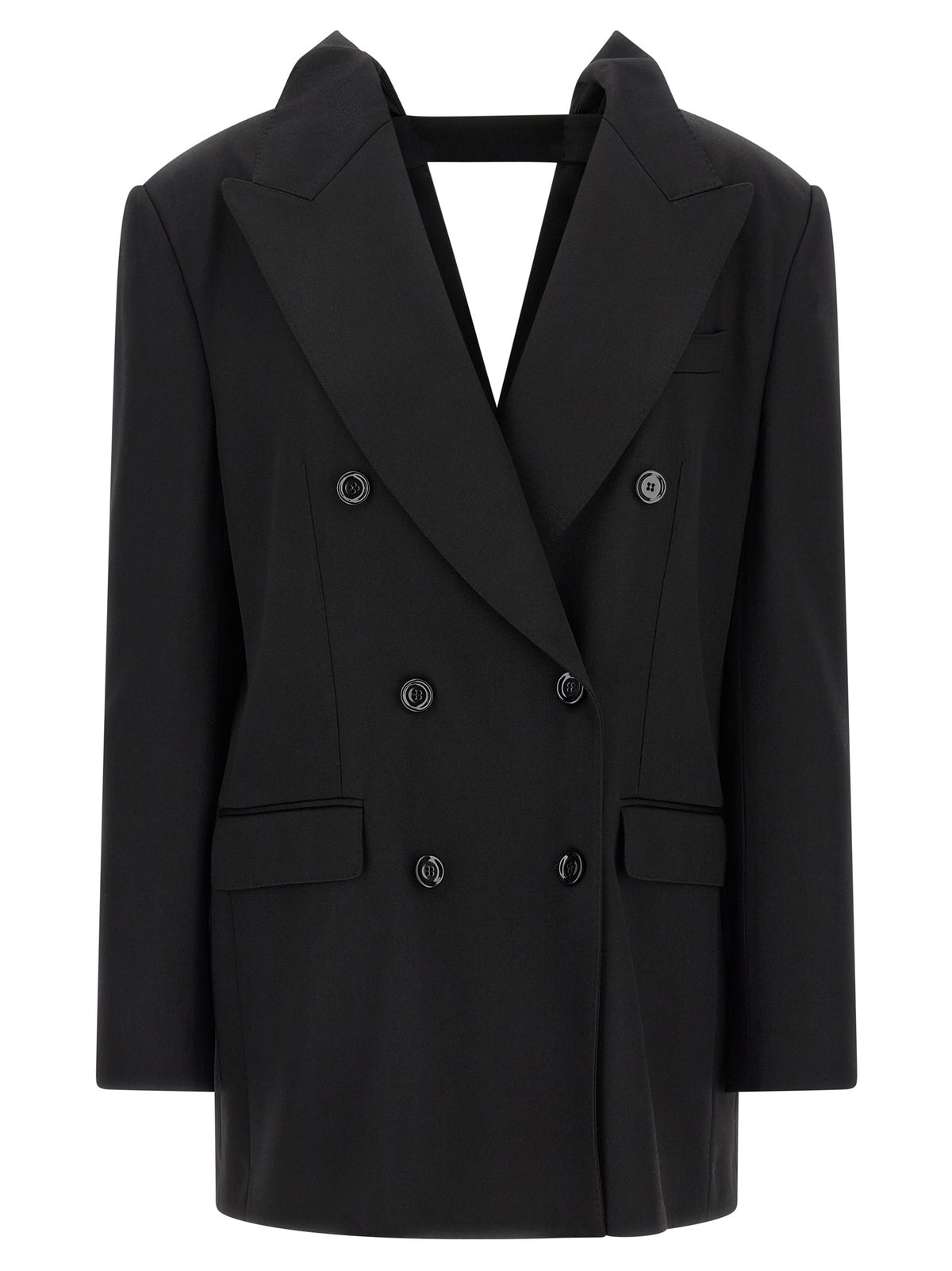 Dolce & Gabbana Black Virgin Wool Women's Blazer