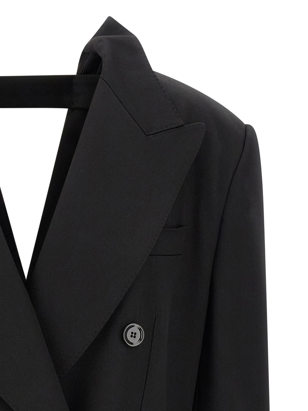 Dolce & Gabbana Black Virgin Wool Women's Blazer