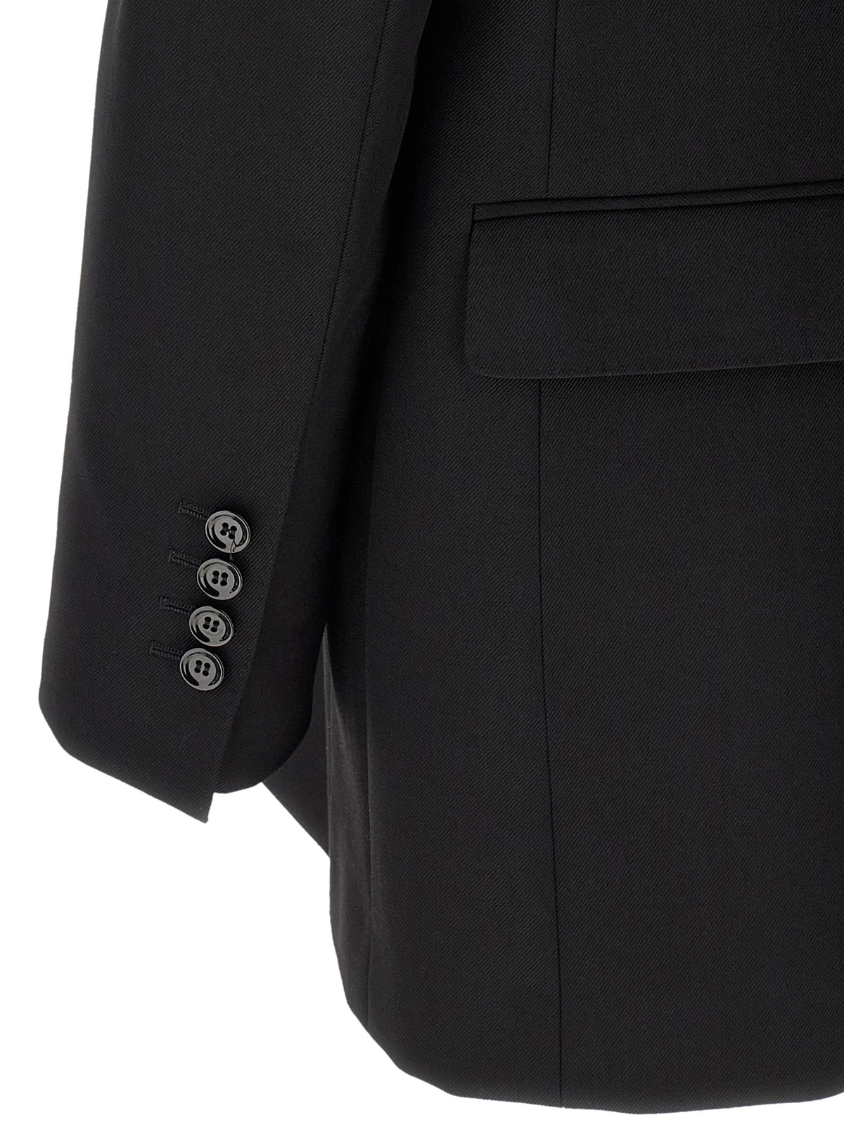 Dolce & Gabbana Black Virgin Wool Women's Blazer