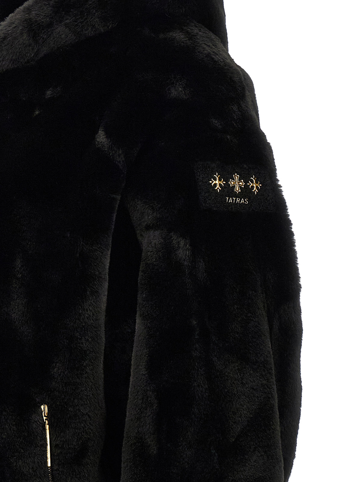 Tatras Black Polyester Full-Length Women's Jacket
