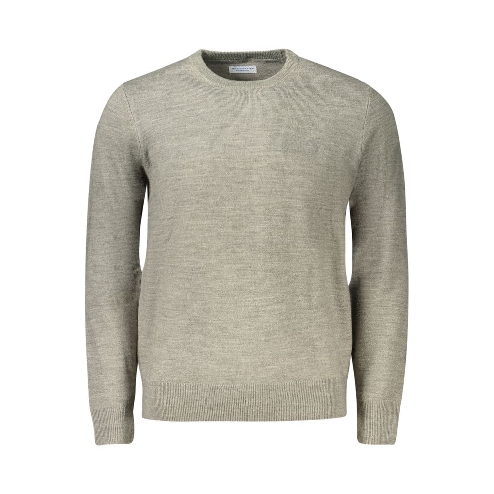 North Sails Grey Acrylic Men Men's Sweater