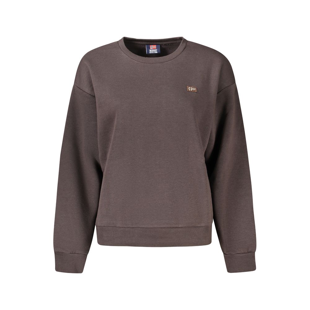 Norway 1963 Brown Cotton Women's Sweatshirt