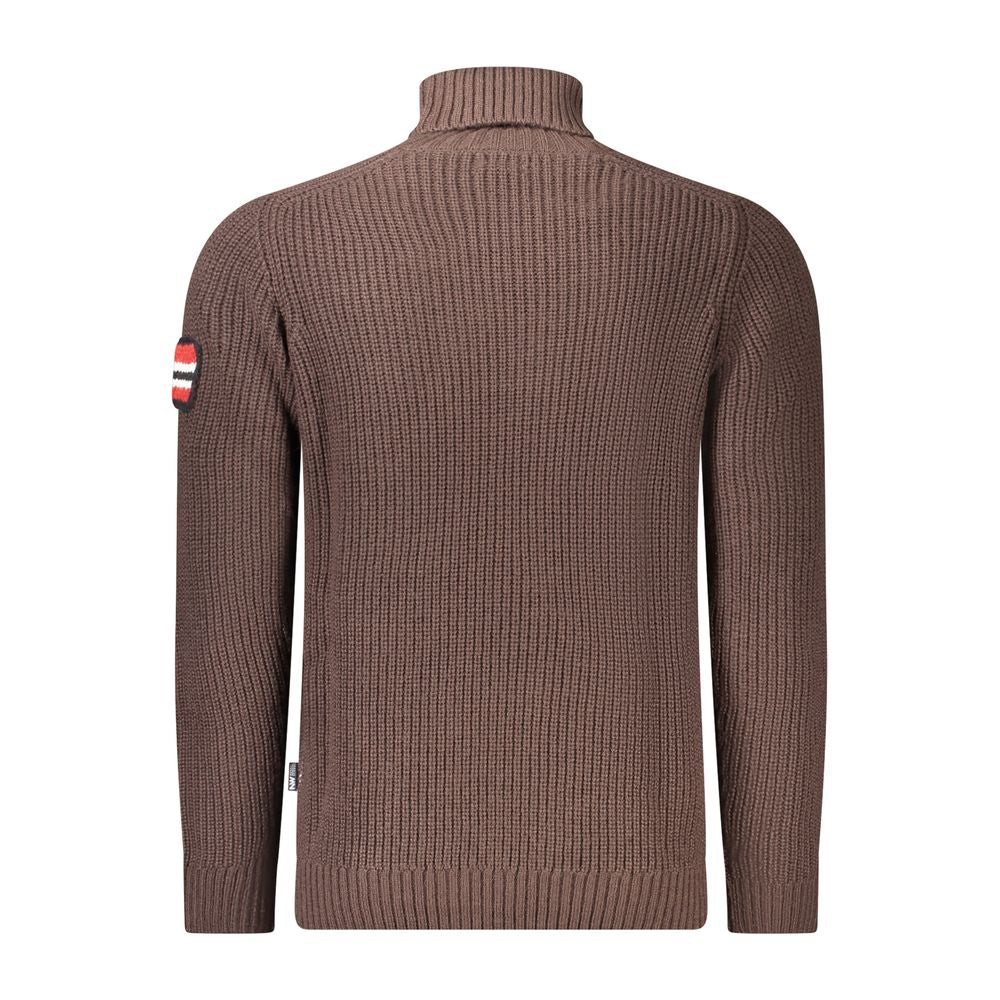 Norway 1963 Brown Wool Men's Turtleneck