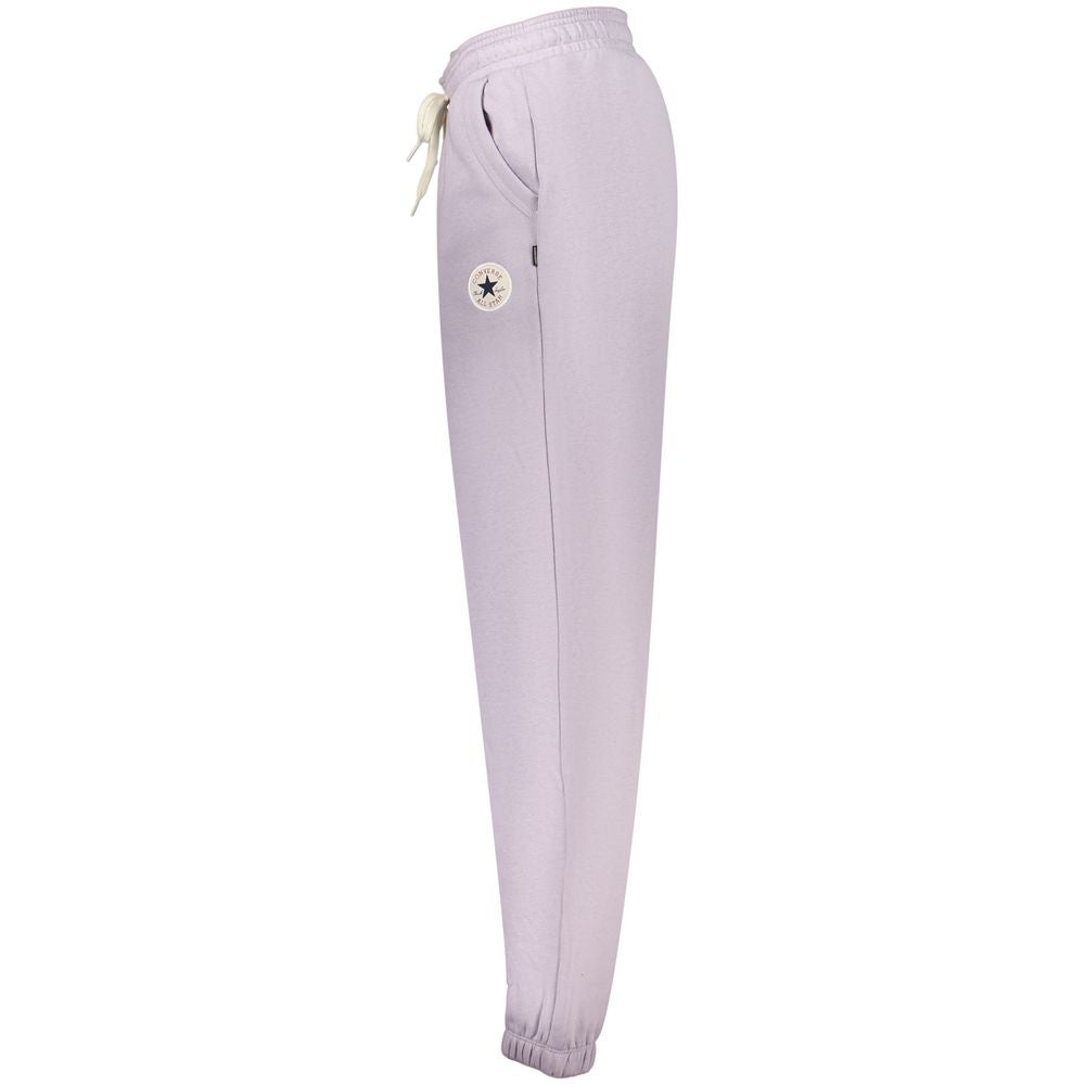 Converse Purple Cotton Joggers (Workout Women's Pants)