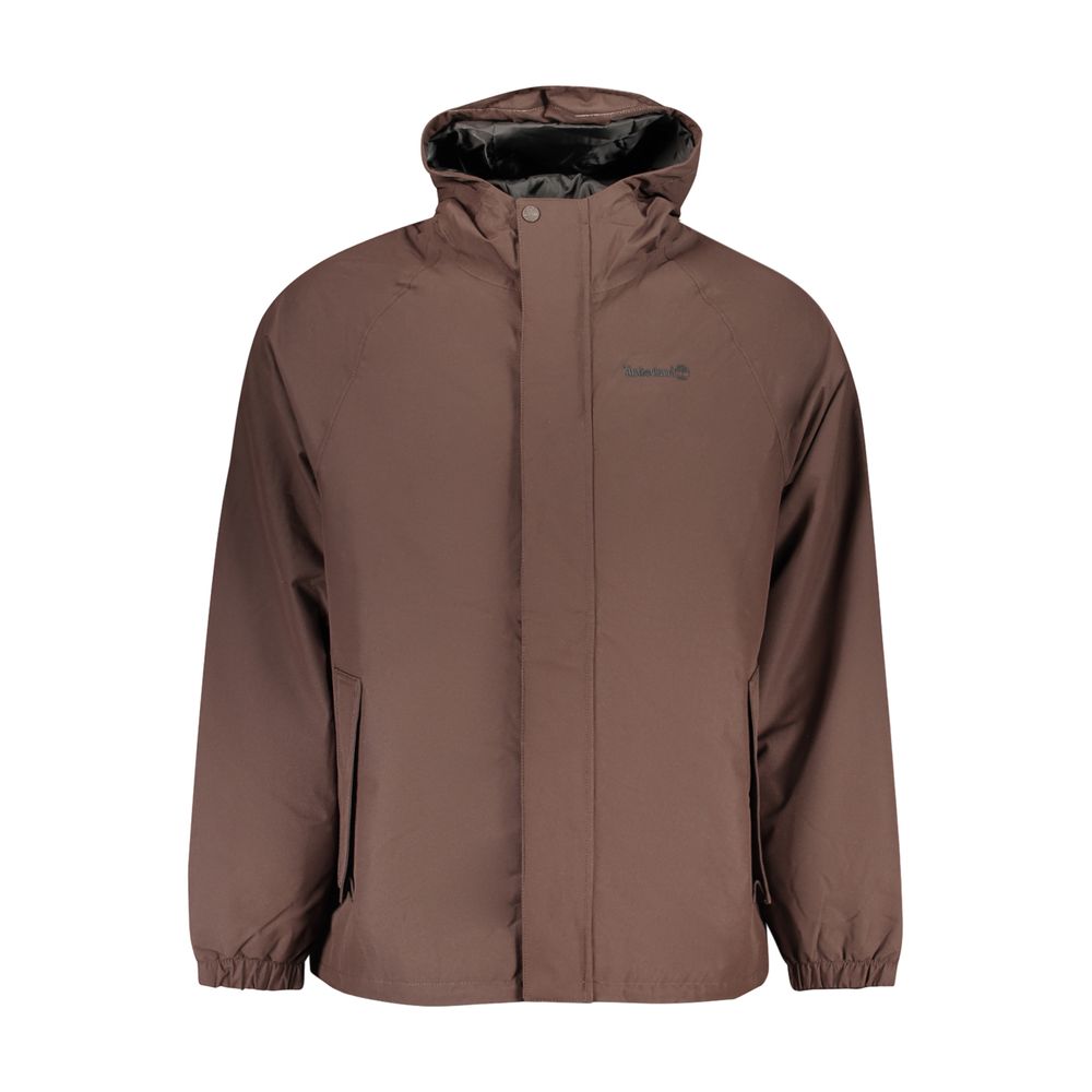 Timberland Brown Polyester Full-Length Men's Jacket