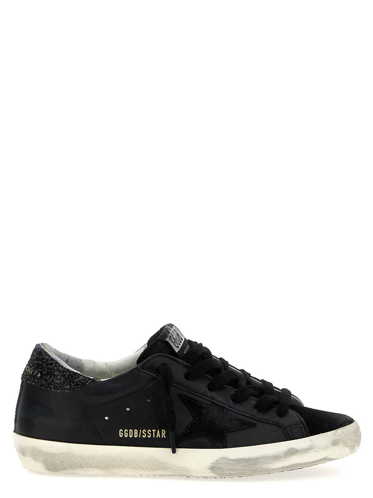 Golden Goose Black Leather Low Top Women's Sneakers