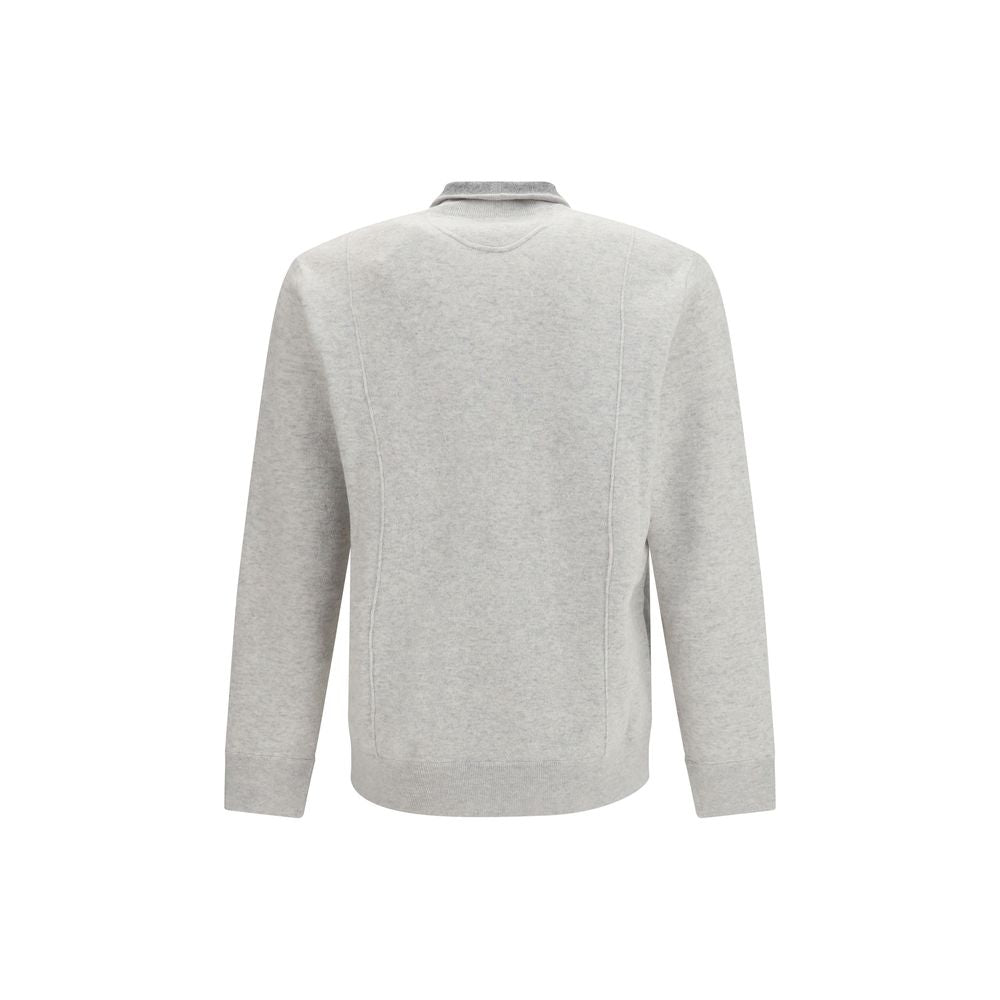 Brunello Cucinelli Gray Cashmere Men's Cardigan