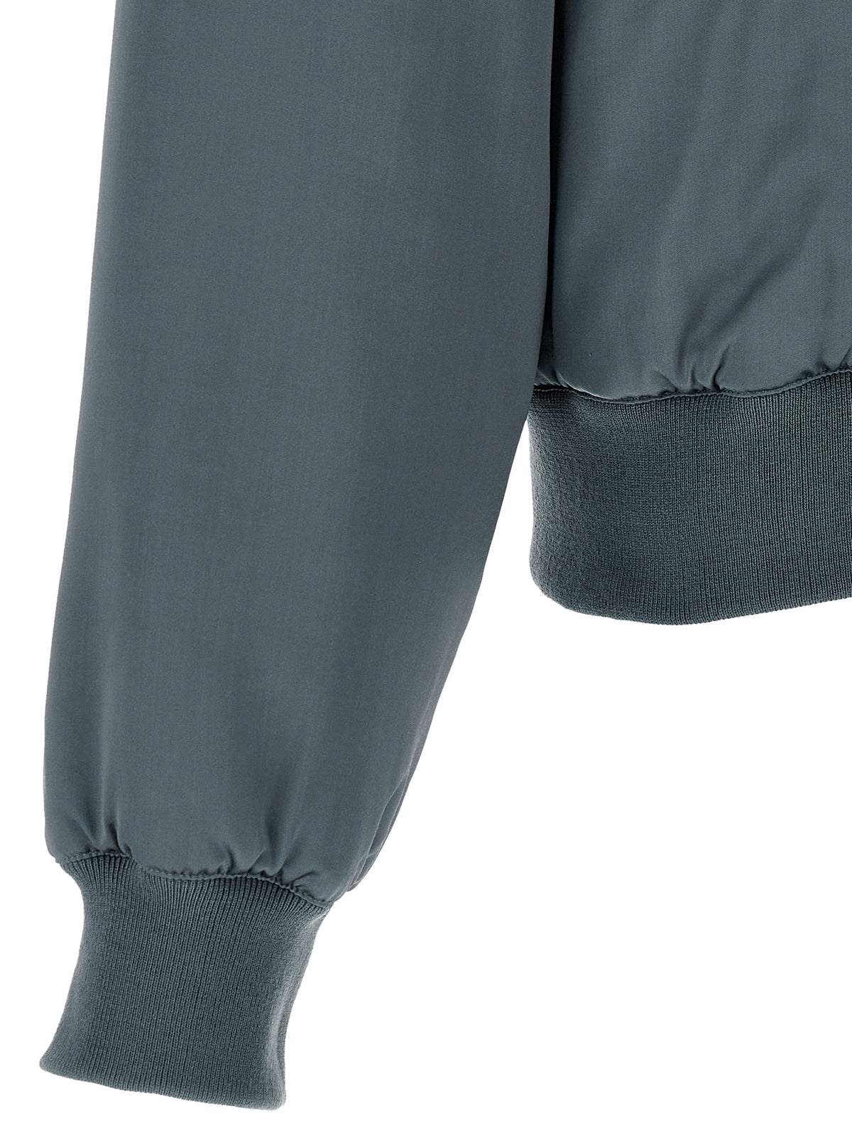 SECOND/LAYER Gray Viscose Men's Bomber
