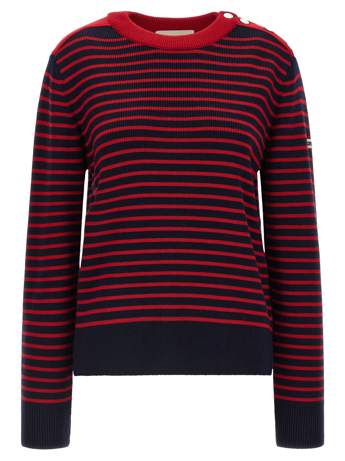 Ami Paris Blue Wool Women's Cardigan