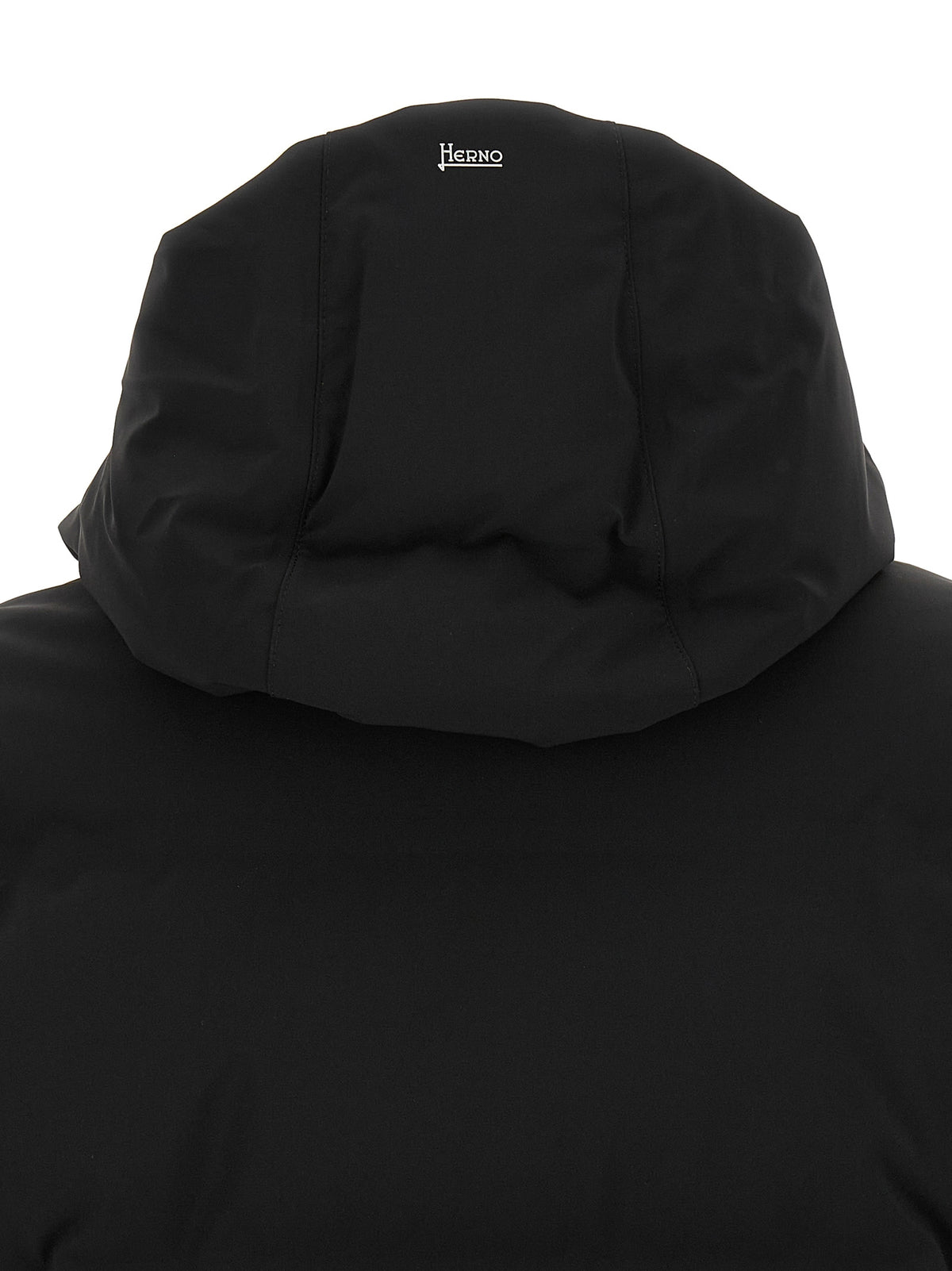 Herno Black Polyamide Full-Length Men's Jacket