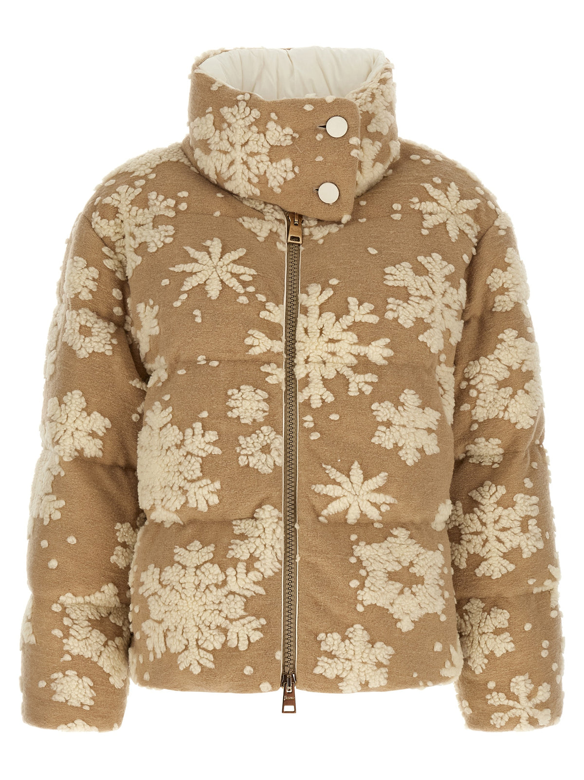 Herno Beige Polyester Full-Length Women's Jacket