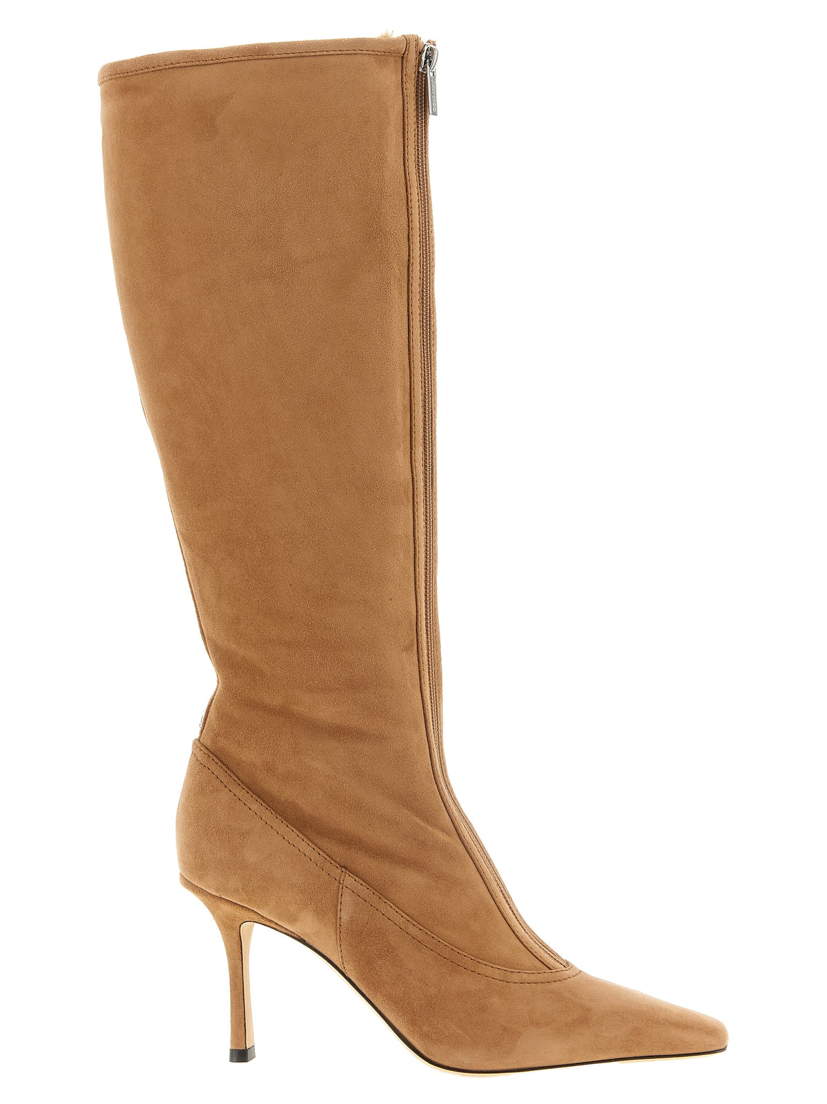 Jimmy Choo Beige Lamb Leather Over The Women's Knee