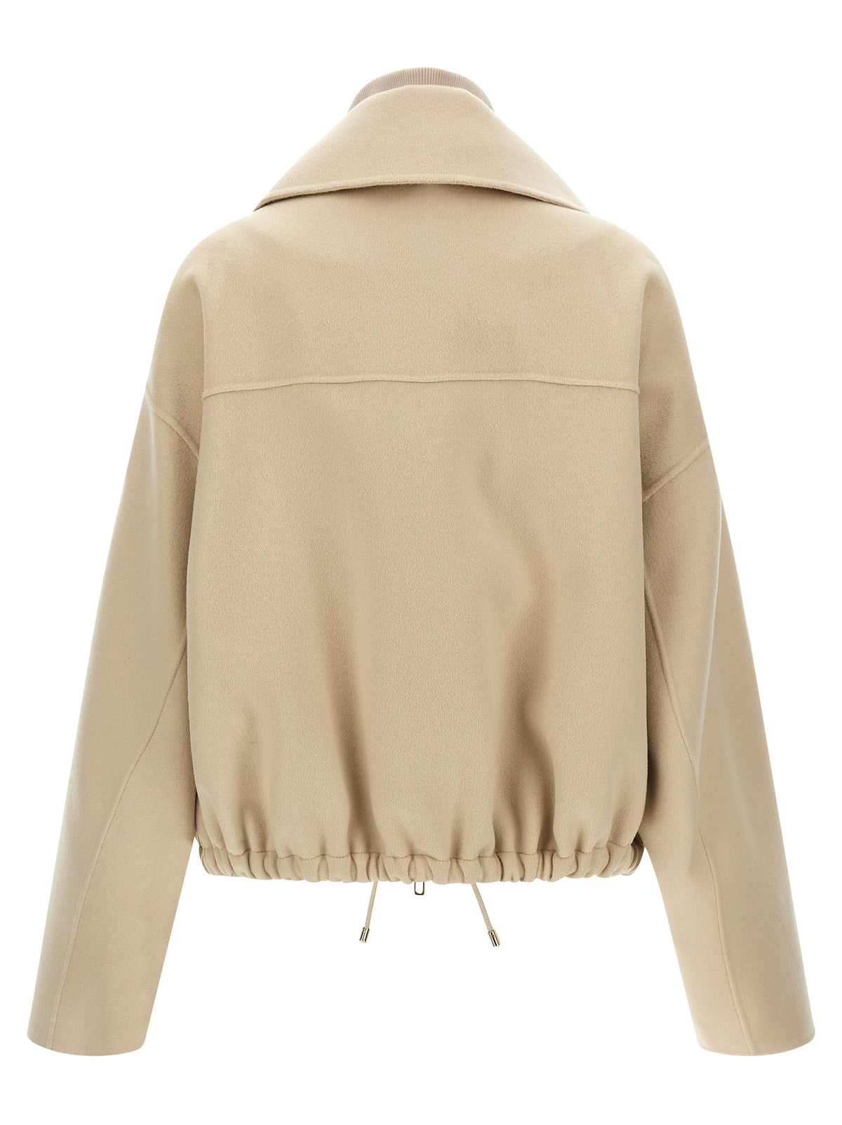 Sportmax Beige Wool Women's Bomber