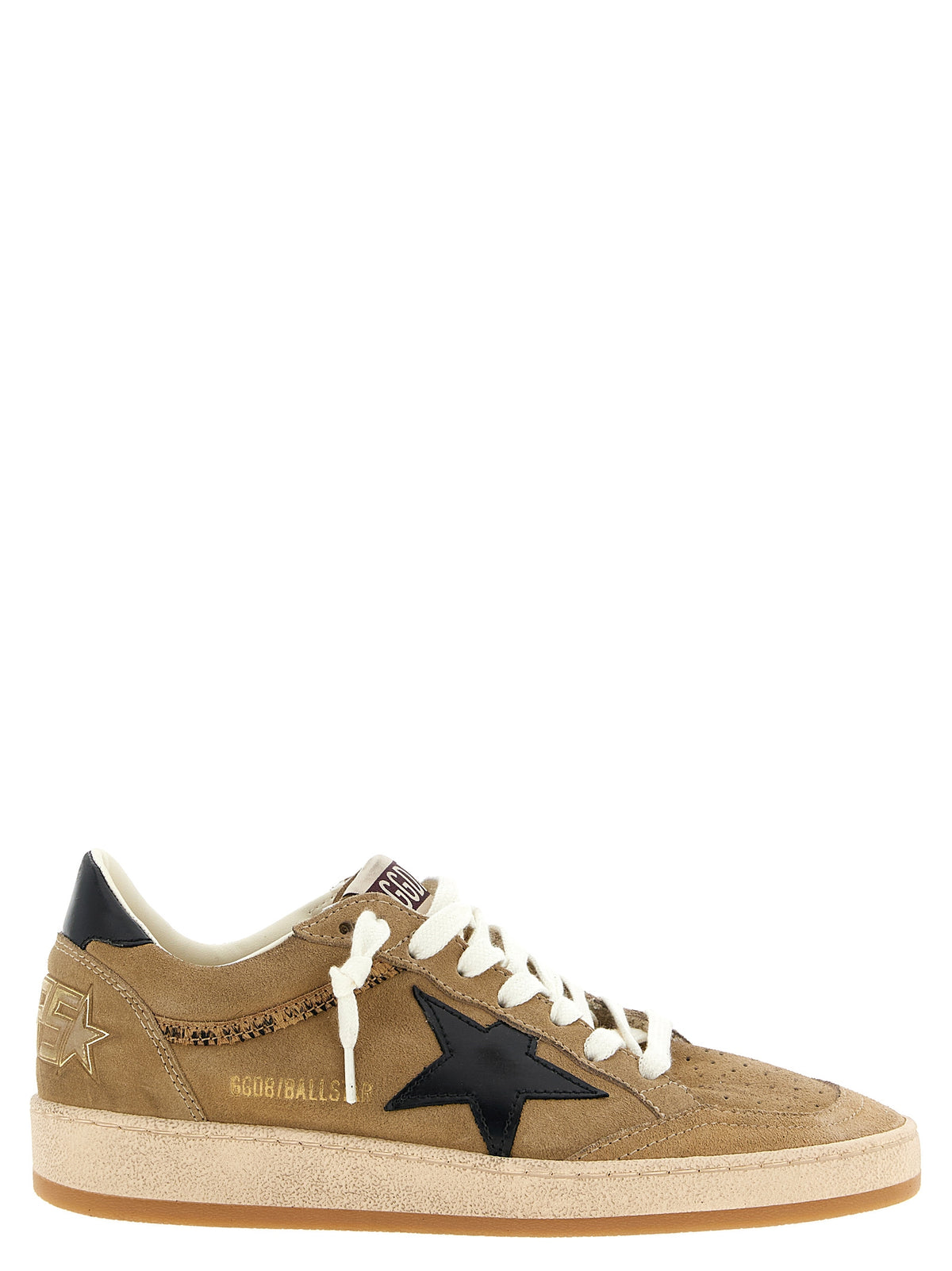 Golden Goose Beige Cowhide Low Top Women's Sneakers