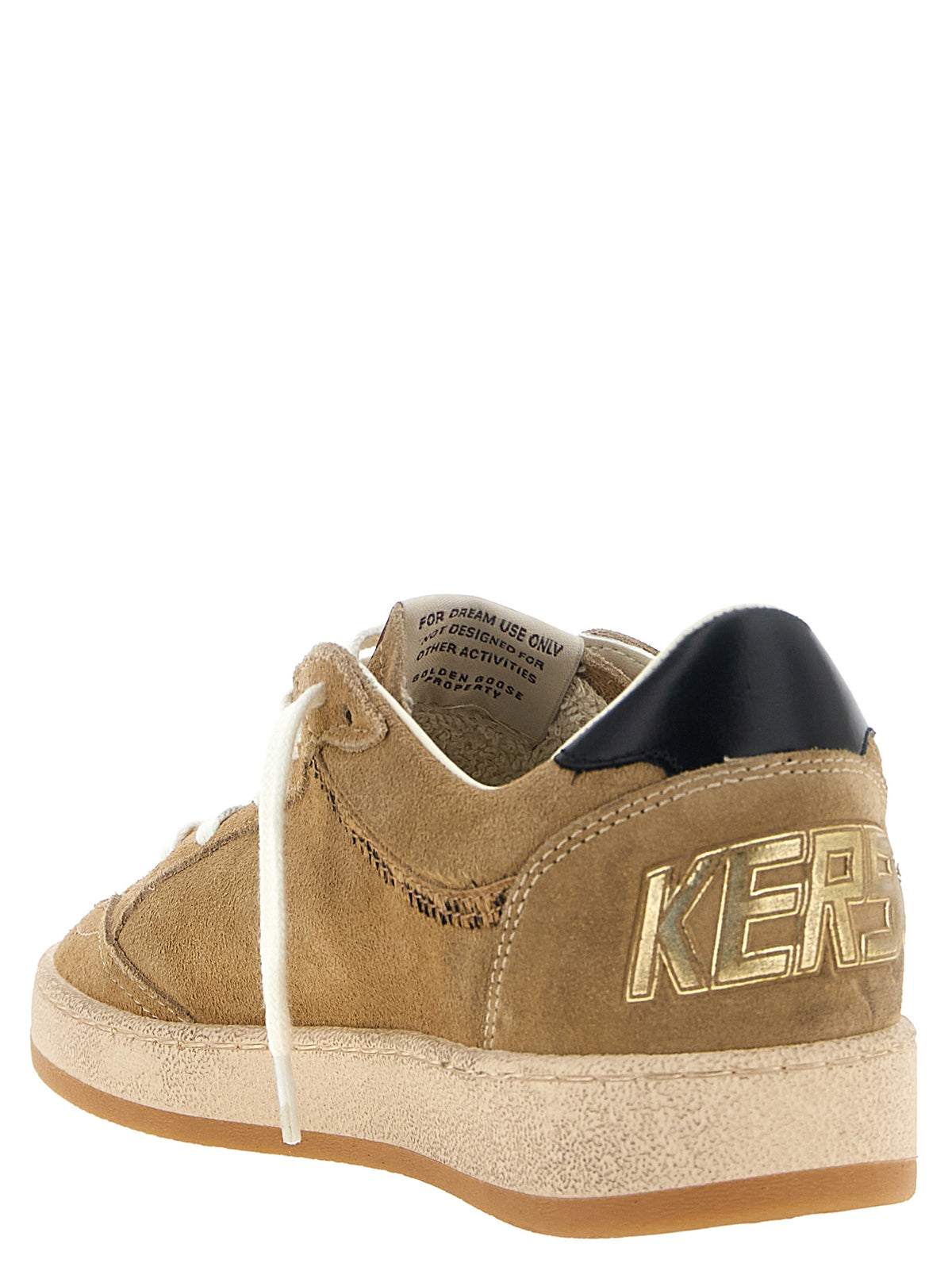 Golden Goose Beige Cowhide Low Top Women's Sneakers