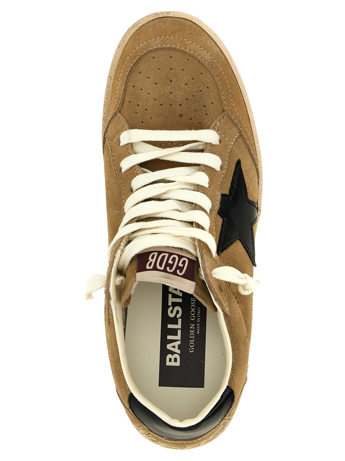 Golden Goose Beige Cowhide Low Top Women's Sneakers