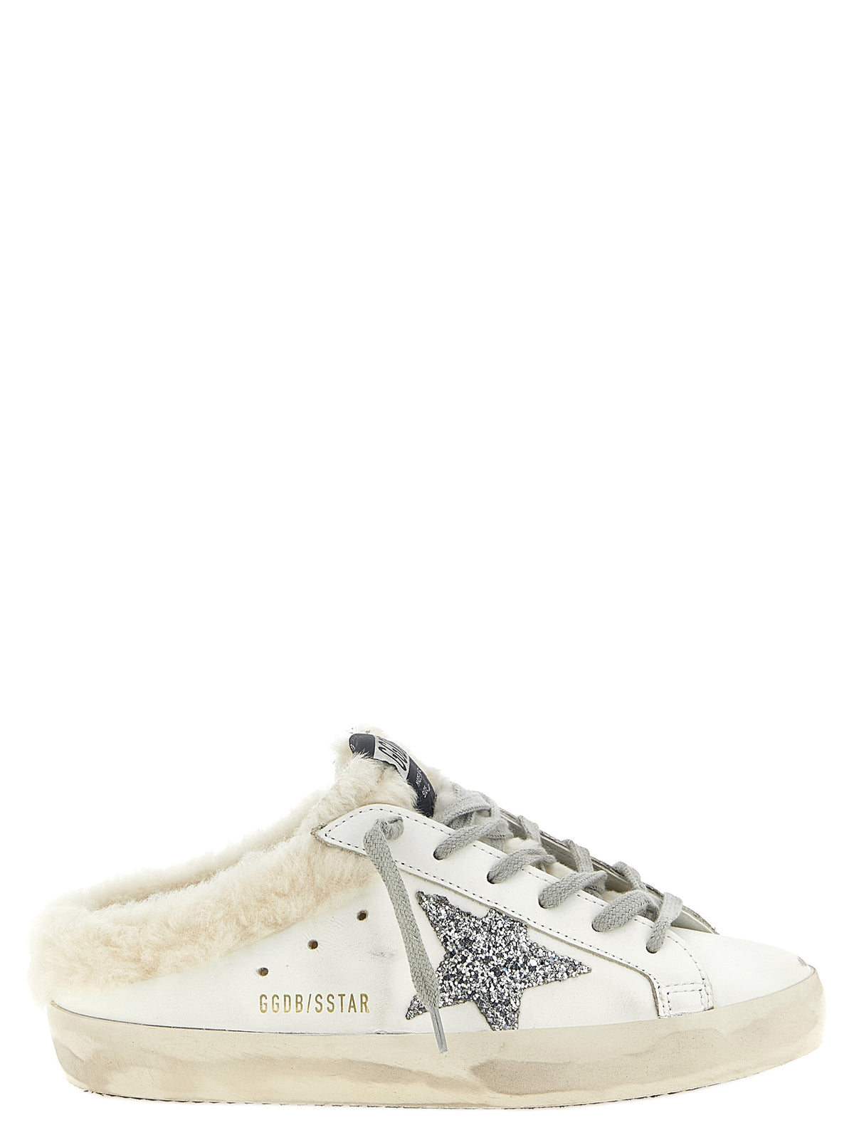 Golden Goose White Leather Women's Slides