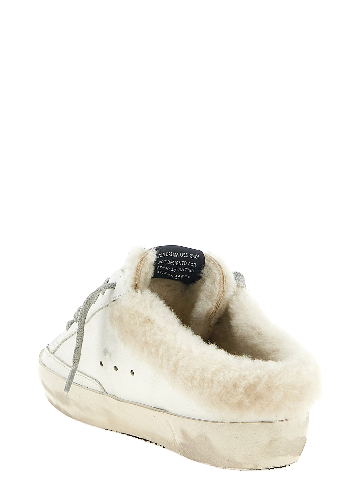 Golden Goose White Leather Women's Slides