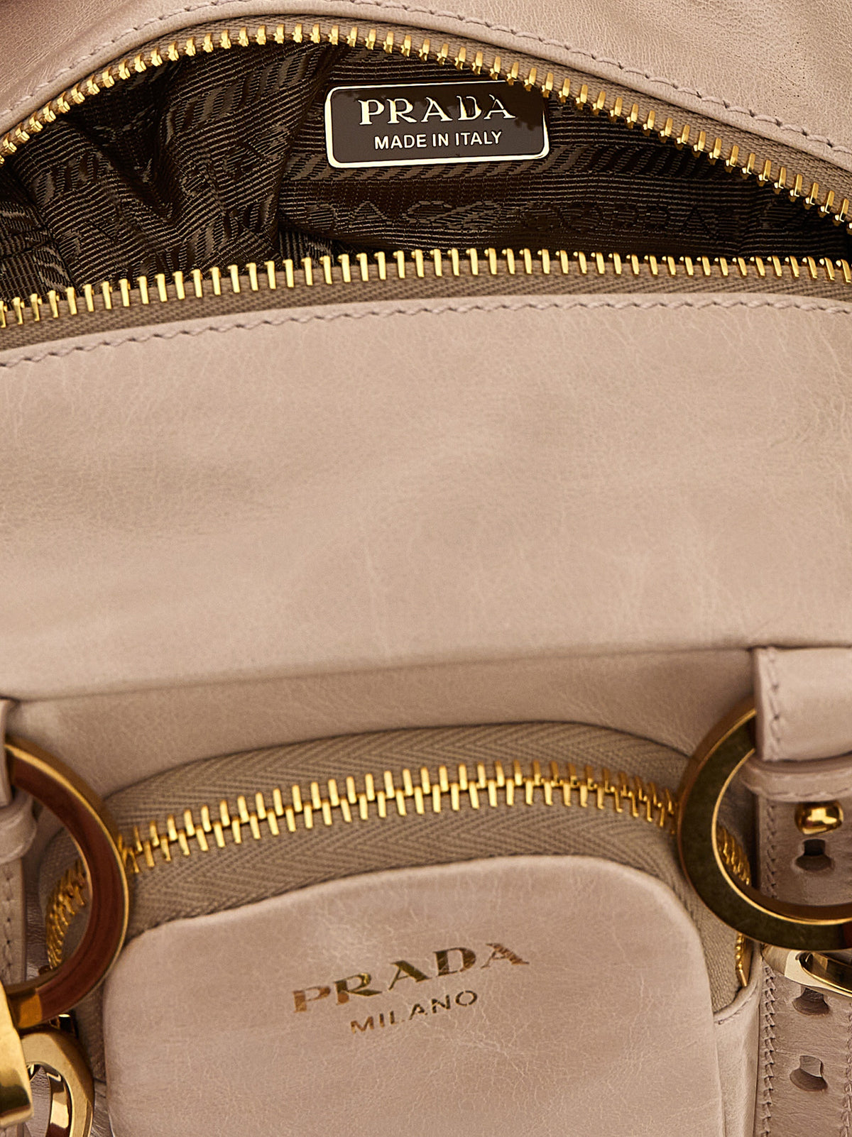 Prada Multicolor Calfskin Women's Handbag