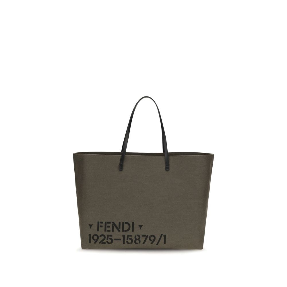 Fendi Bicolor Polyester Shoulder Men's Bag