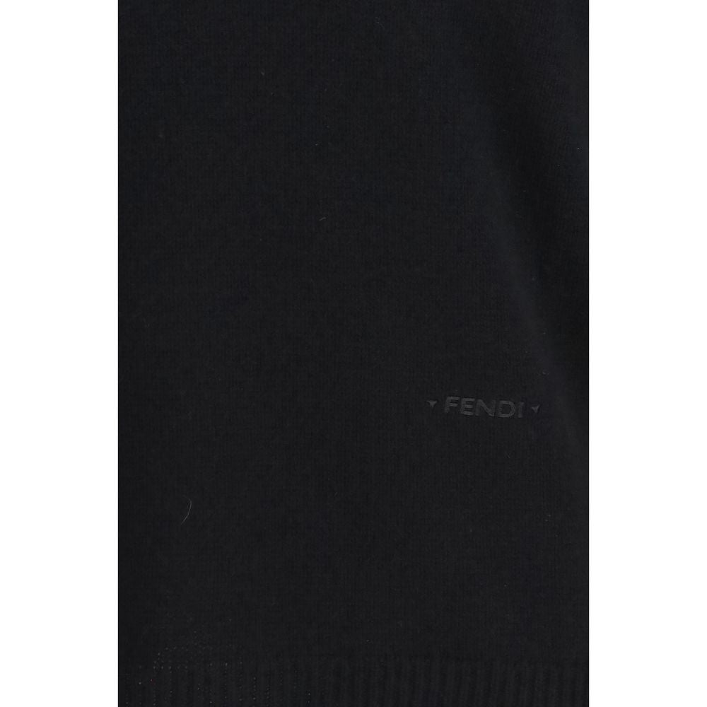 Fendi Black Cashmere Men's Sweater
