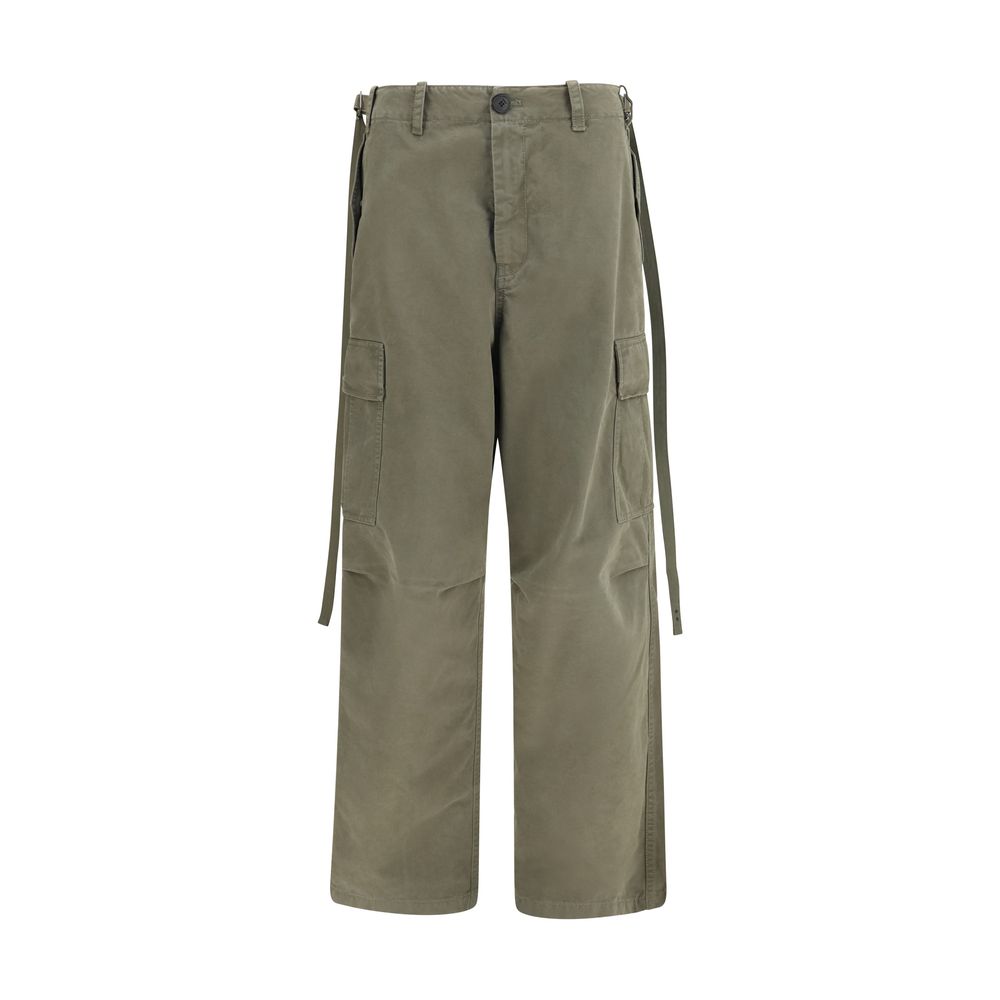 Fendi Bicolor Cotton Cargo Women's Pants