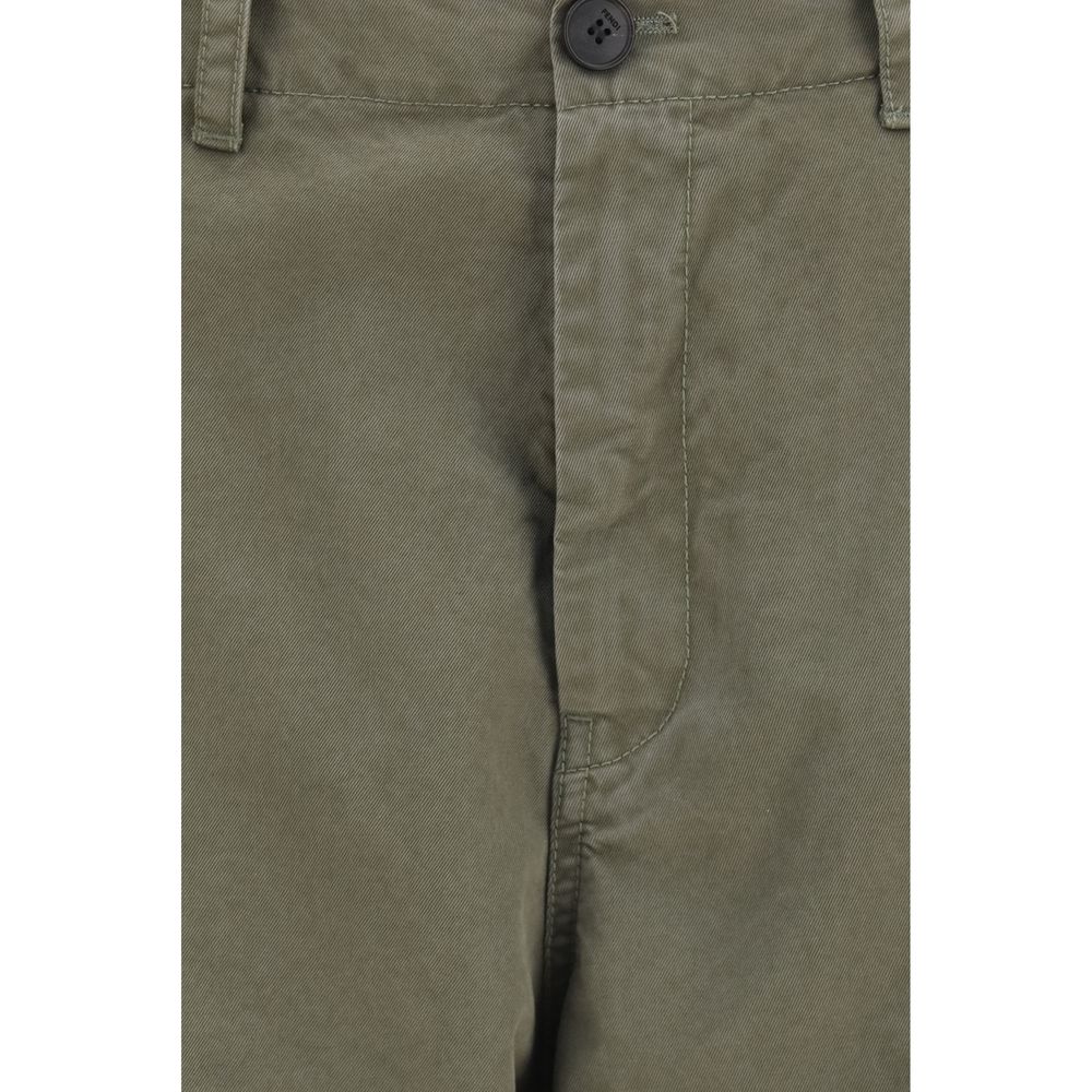 Fendi Bicolor Cotton Cargo Women's Pants
