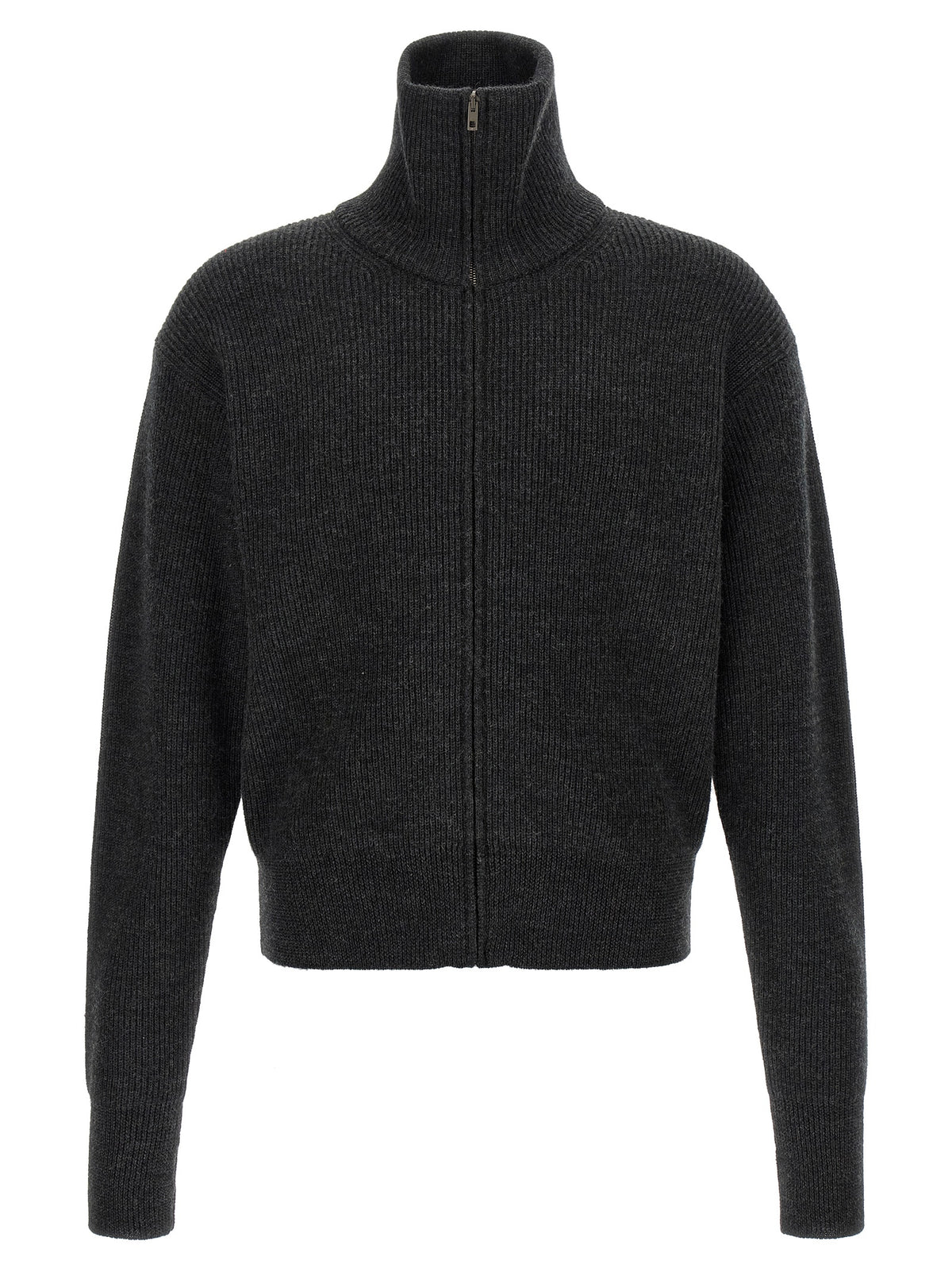 Lemaire Gray Wool Men's Cardigan