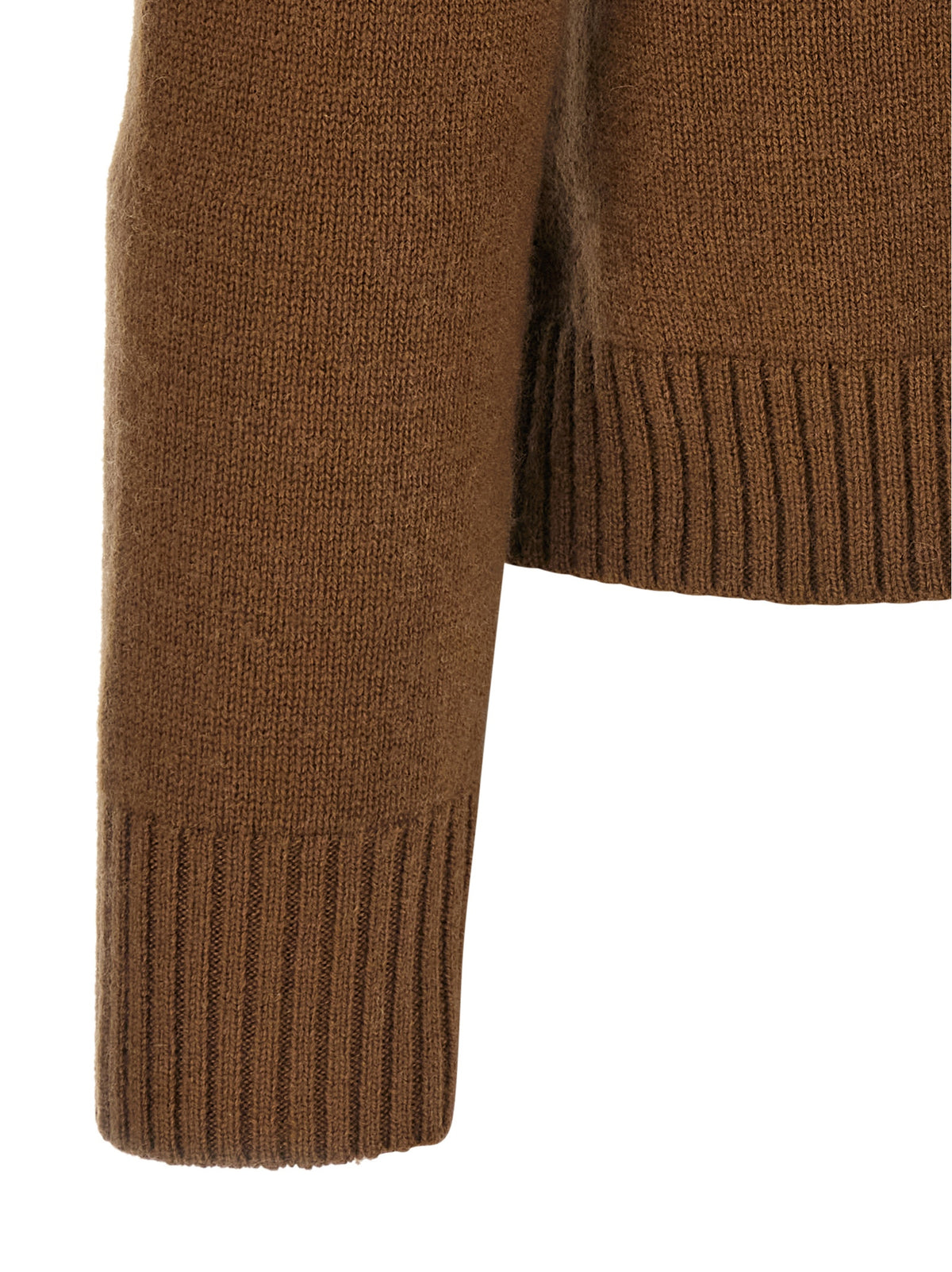 Max Mara Brown Wool Women's Cardigan