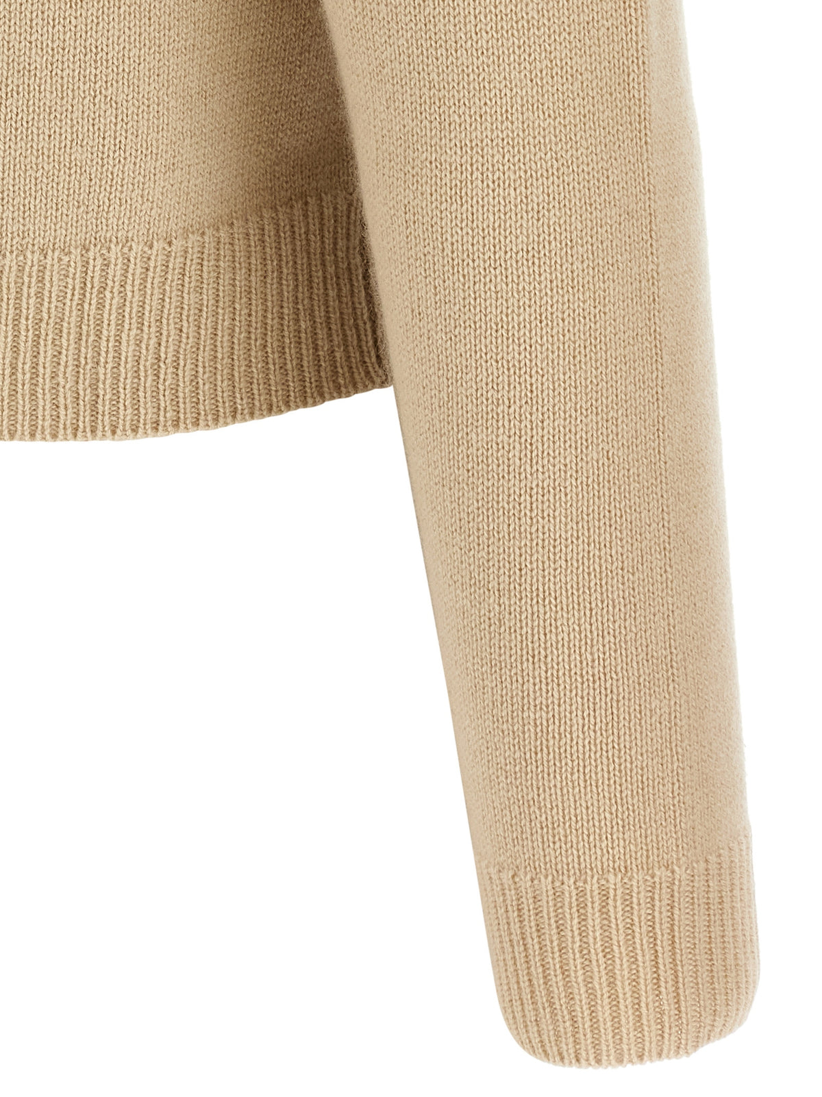 Max Mara Beige Wool Women's Cardigan