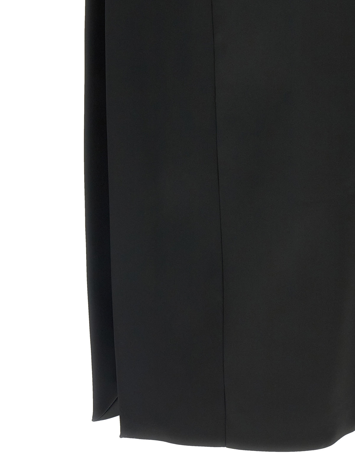 Sportmax Black Acetate Midi Women's Dress