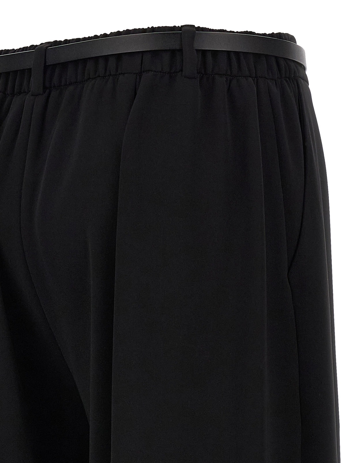 P.A.R.O.S.H. Black Polyester Casual Women's Pants