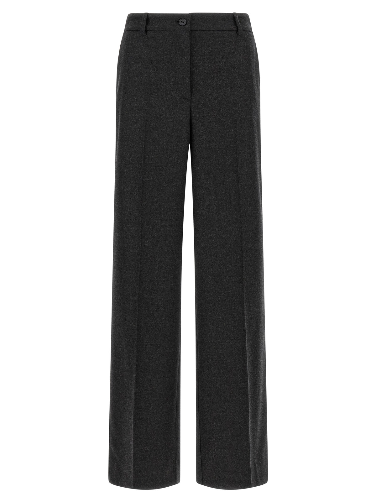 P.A.R.O.S.H. Gray Virgin Wool Dress Women's Pants