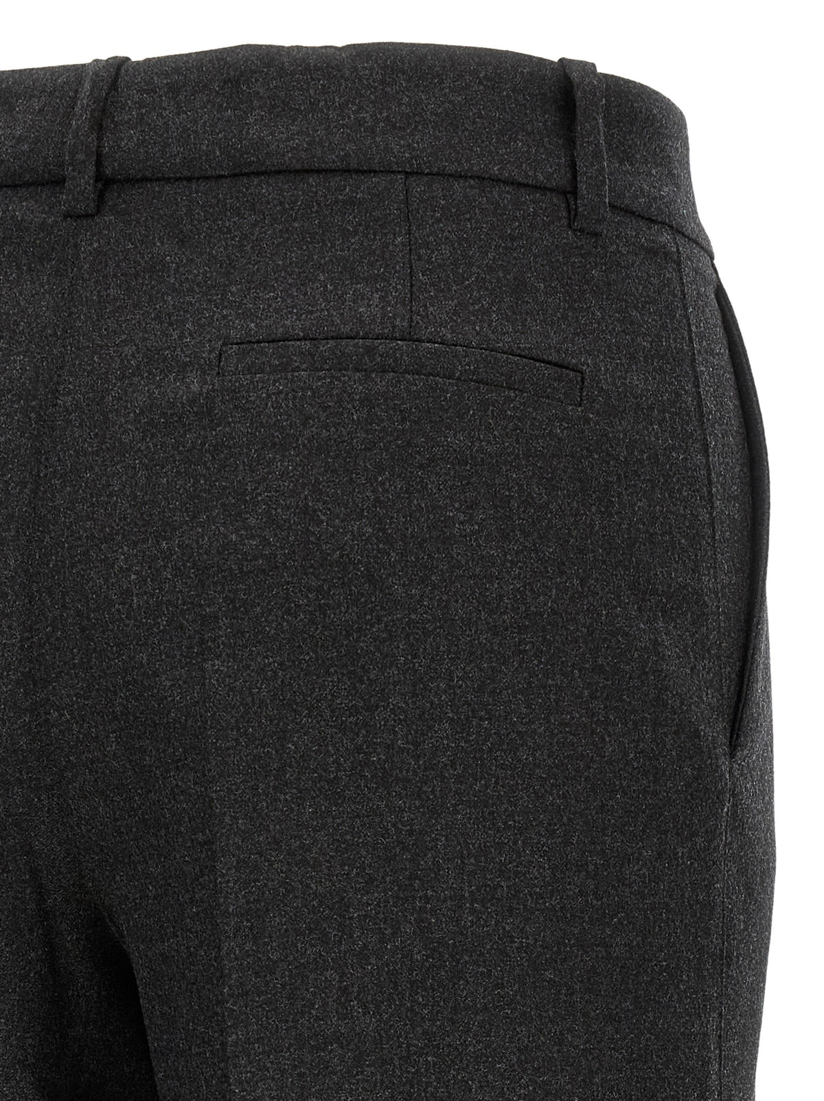 P.A.R.O.S.H. Gray Virgin Wool Dress Women's Pants