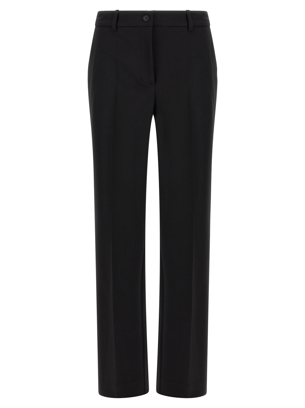 P.A.R.O.S.H. Black Virgin Wool Dress Women's Pants