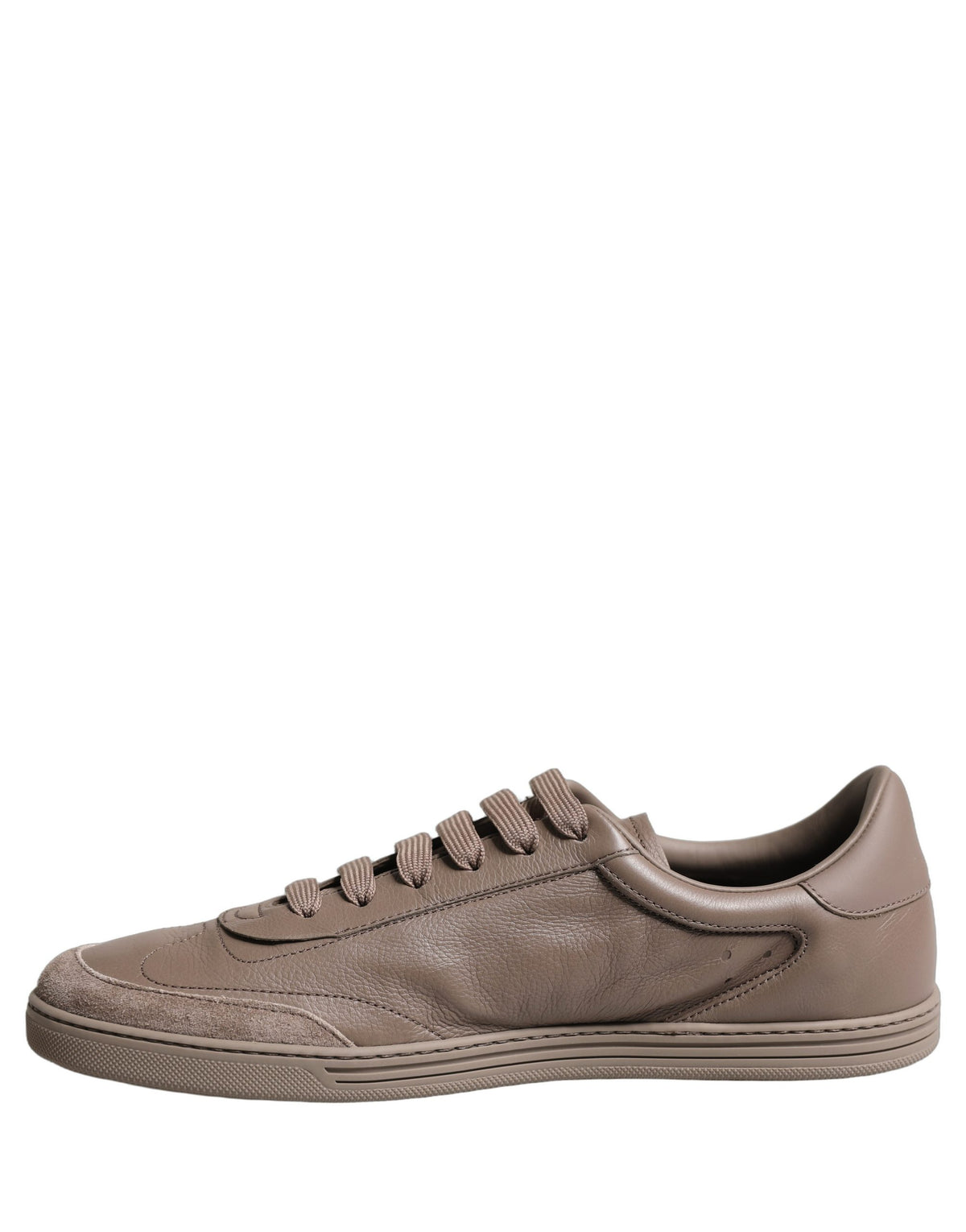Dolce & Gabbana Taupe Saint Tropez Low Top Sneakers Men's Shoes