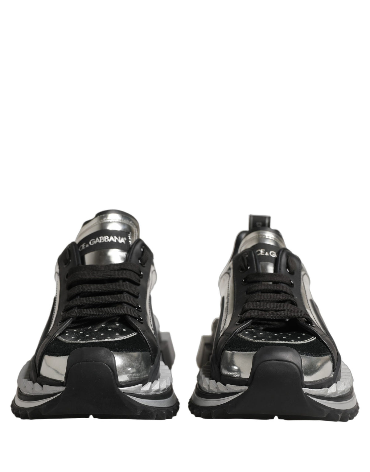 Dolce & Gabbana Black Two-Tone Super King Men Sneakers Men's Shoes (Pre-Owned)