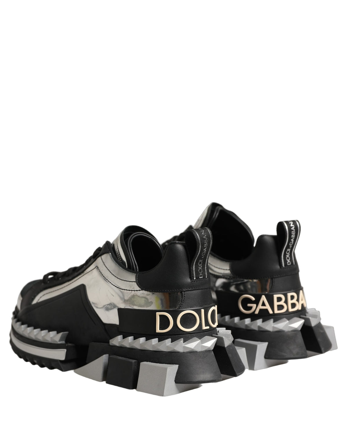 Dolce & Gabbana Black Two-Tone Super King Men Sneakers Men's Shoes (Pre-Owned)