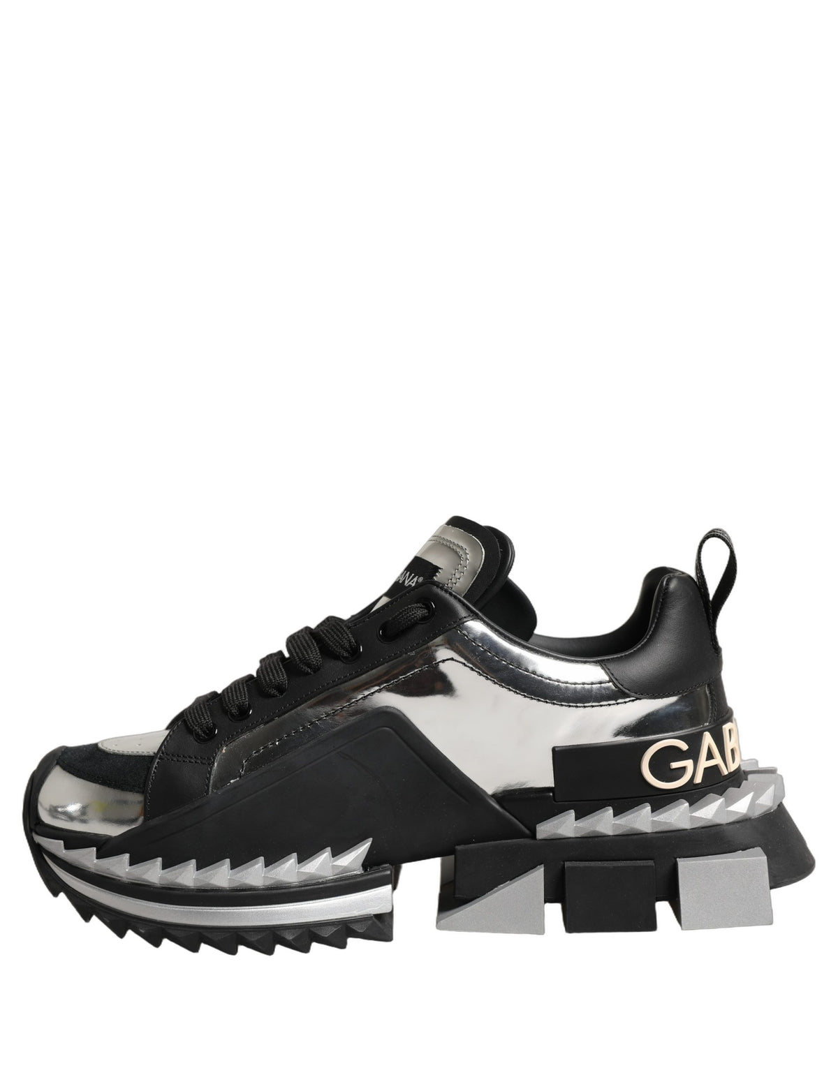 Dolce & Gabbana Black Two-Tone Super King Men Sneakers Men's Shoes (Pre-Owned)