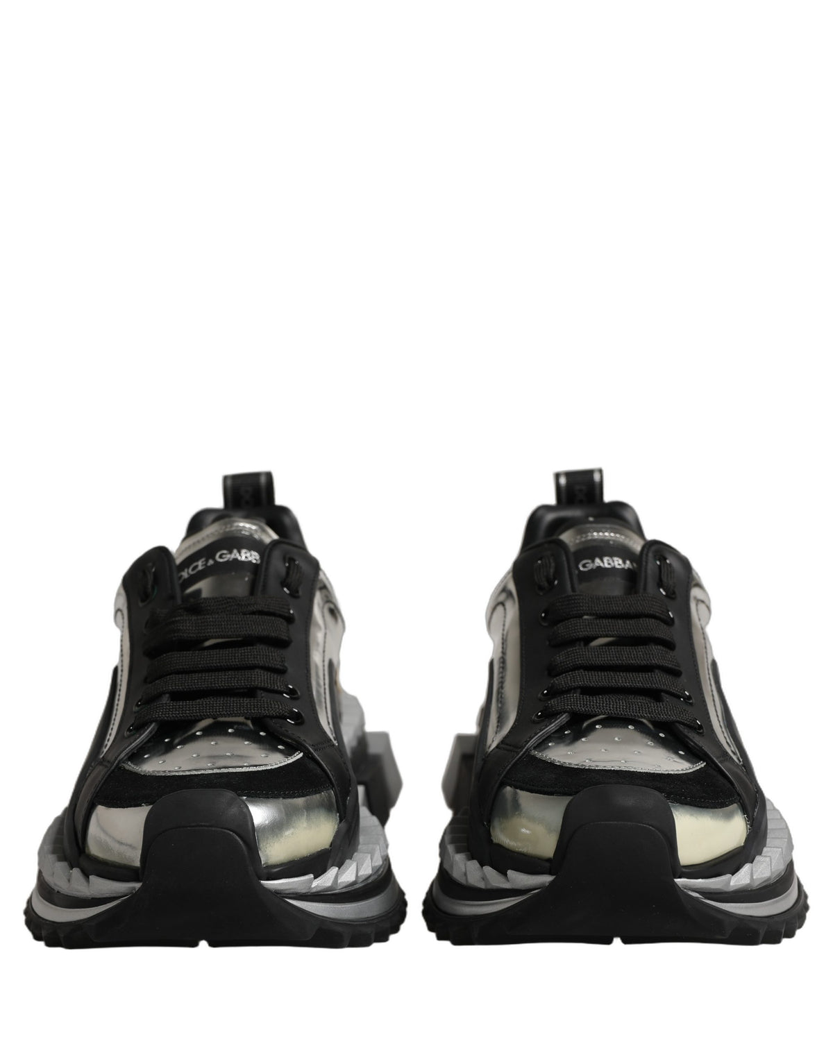 Dolce & Gabbana Black Two-Tone Super King Men Sneakers Men's Shoes (Pre-Owned)