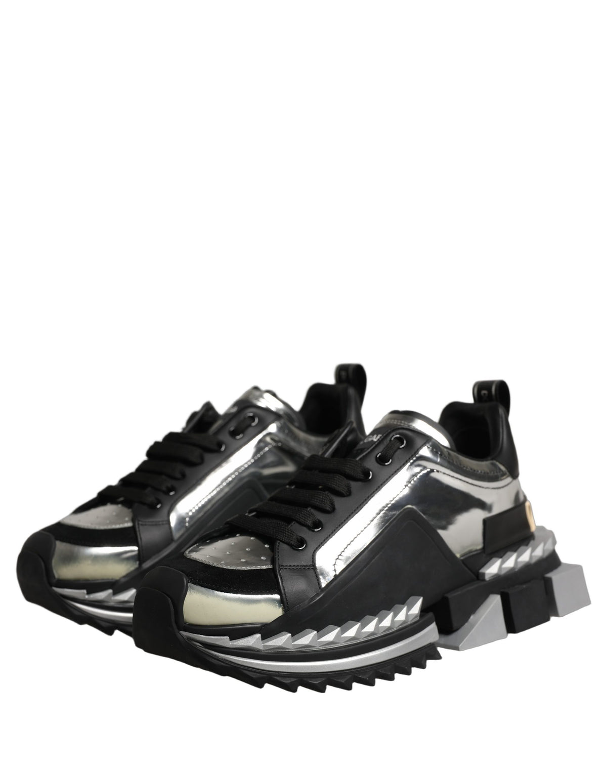 Dolce & Gabbana Black Two-Tone Super King Men Sneakers Men's Shoes (Pre-Owned)